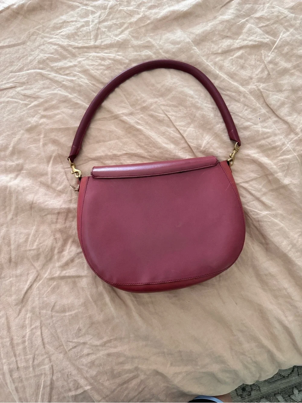 Clare V. Leather Shoulder Bag | Vintage